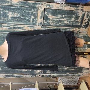 Long, lined, asymmetrical tunic/top. Size L Femme Fatale, made in Italy